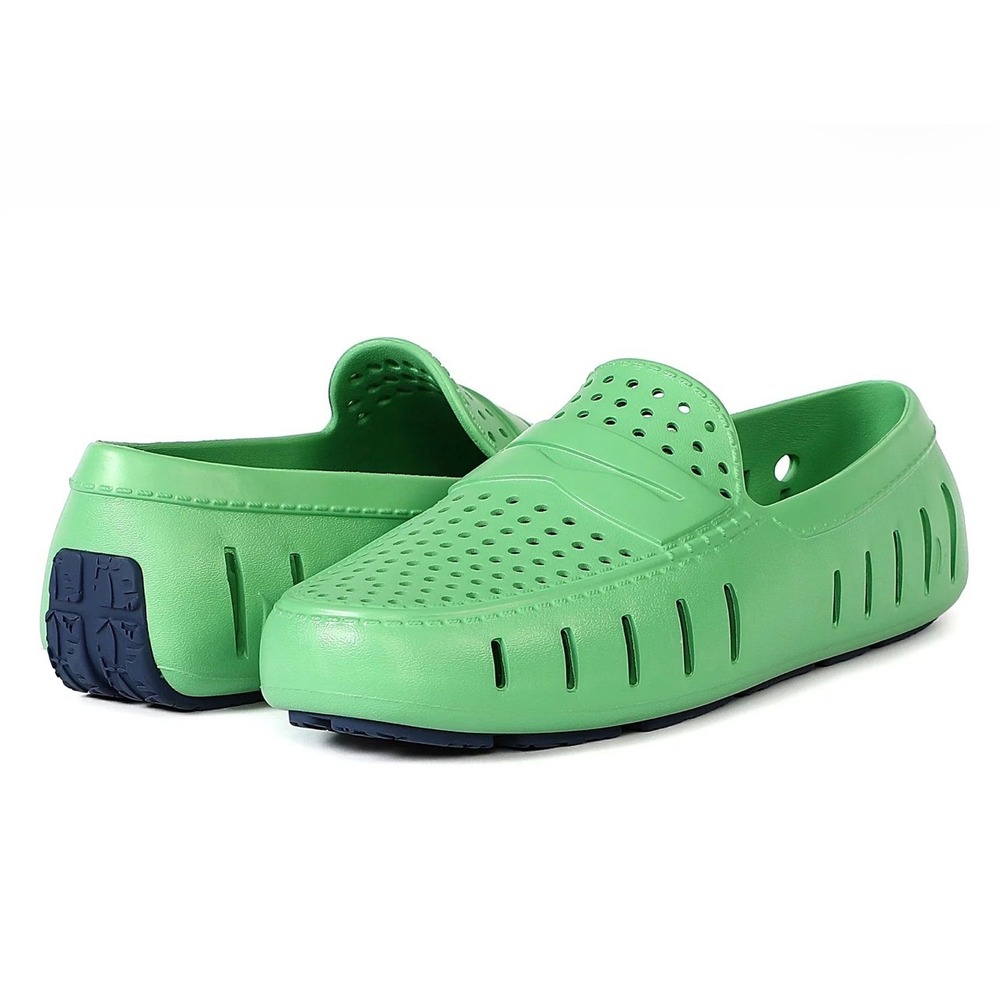FLOAFERS Country Club Mens Loafers Green Water Shoes Size 8 NEW Beach Boat